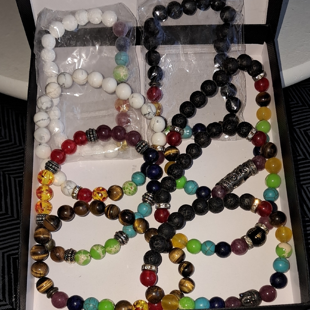 Good Fortune Chakra Stone Bracelets